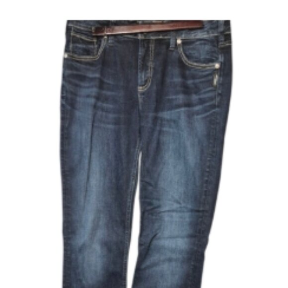 Silver Jeans Avery Slim Bootcut  Dark Wash Women's Size 32 - Picture 7 of 13
